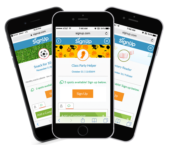 SignUp on Mobile Phones