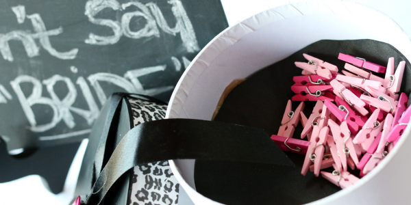 Bridal shower game: Don't Say Bride