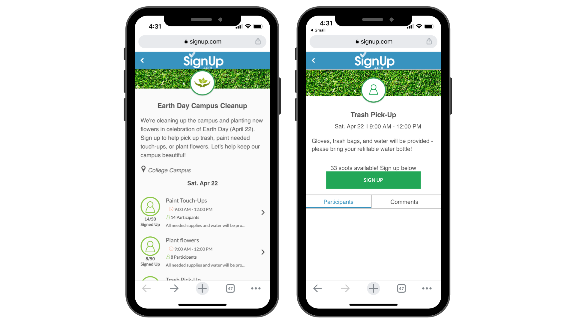 Earth Day Campus Clean Up